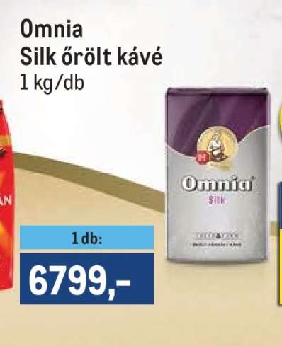 OMNIA Silk őrölt kávé