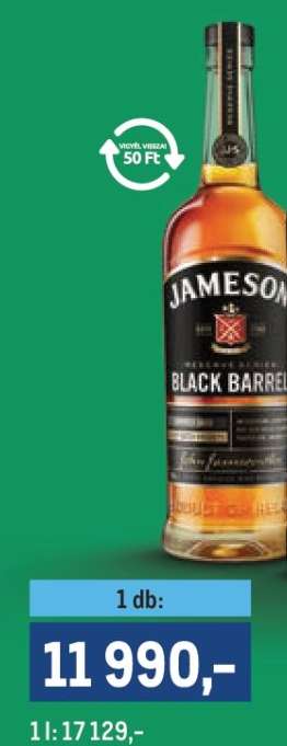 Jameson Black Barrel