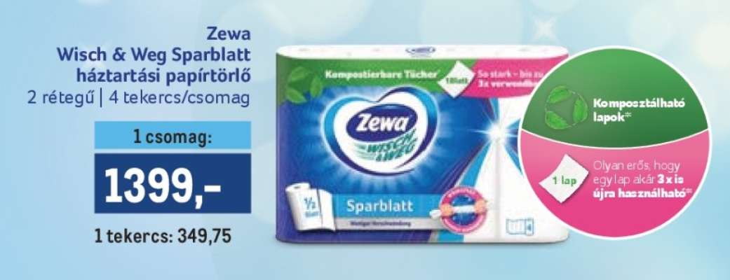 Zewa Wisch & Weg Sparblatt