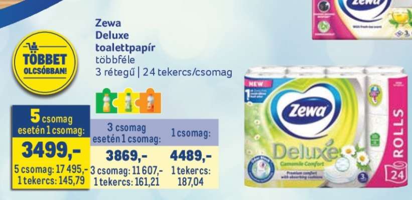 Zewa Deluxe toalettpapír