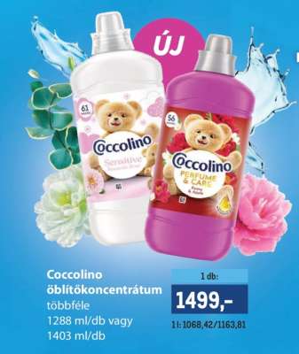 Coccolino öblítőkoncentrátum