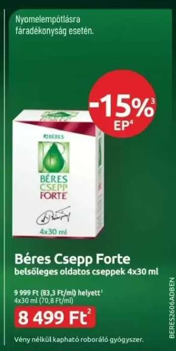 Béres Csepp Forte