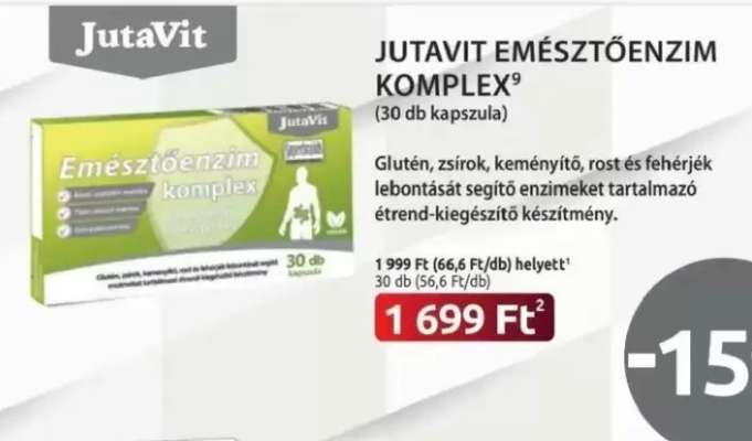 JUTAVIT EMÉSZTŐENZIM KOMPLEX