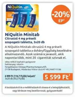 NiQuitin Minitab