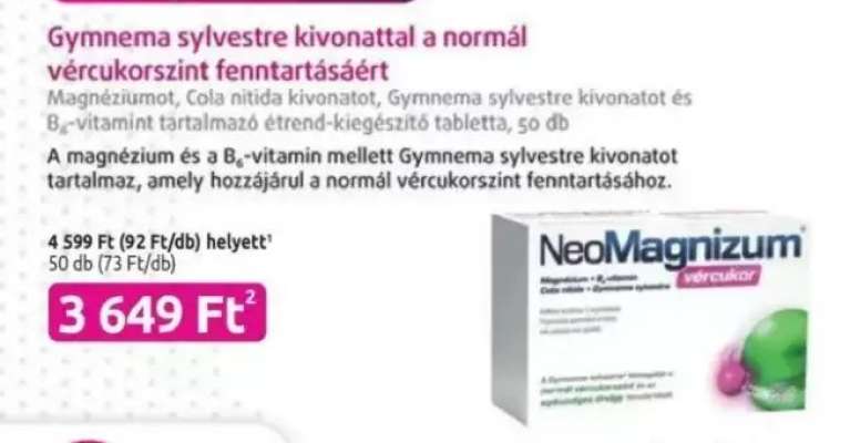 NeoMagnium vércukor