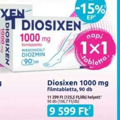 Diosixen 1000 mg filmtabletta