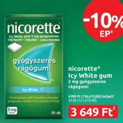nicorette® Icy White gum