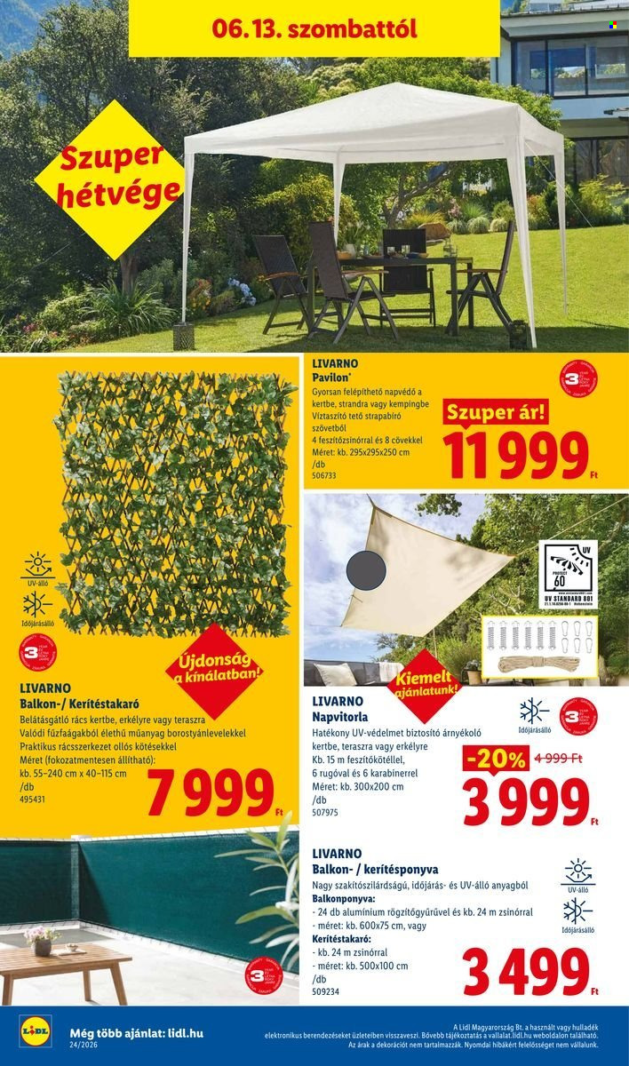 Lidl akciós újságok - 2026.06.11 - 2026.06.17. Oldal 52