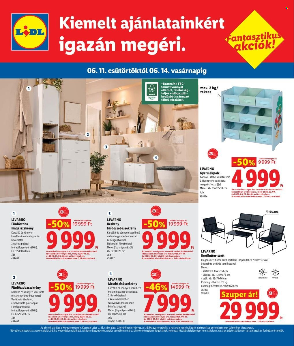 Lidl akciós újságok - 2026.06.11 - 2026.06.14. Oldal 4