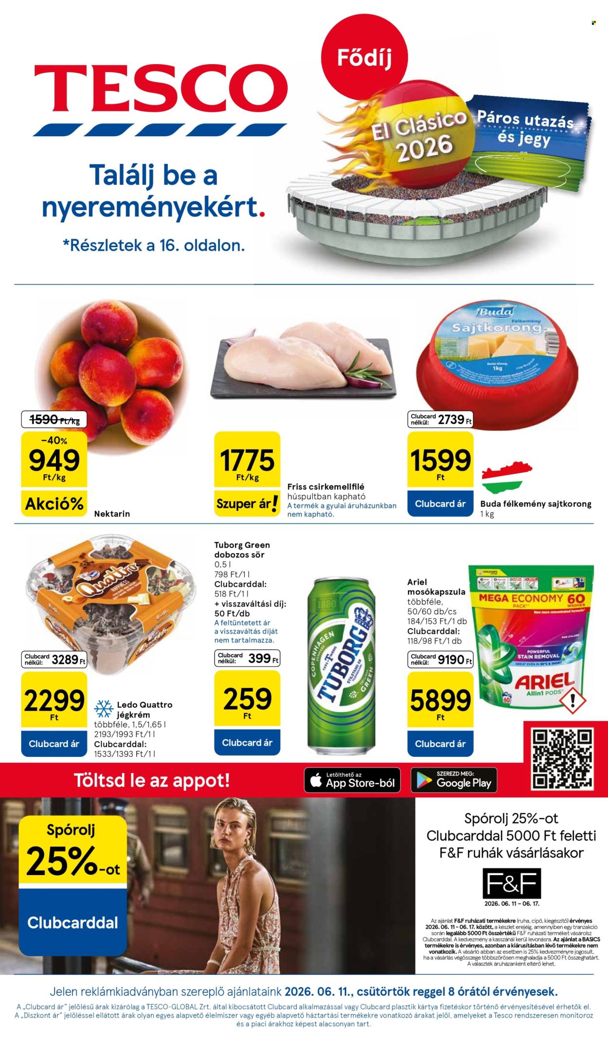 TESCO akciós újságok - 2026.06.11 - 2026.06.17. Oldal 1
