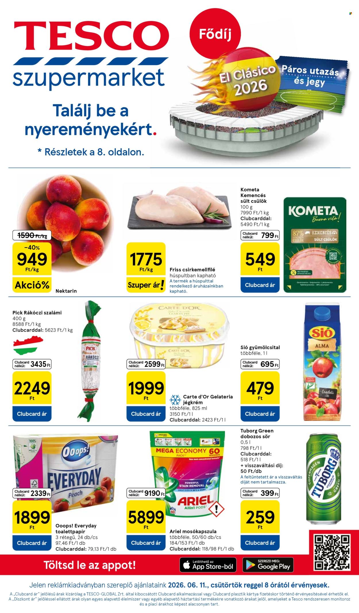 TESCO akciós újságok - 2026.06.11 - 2026.06.17. Oldal 1