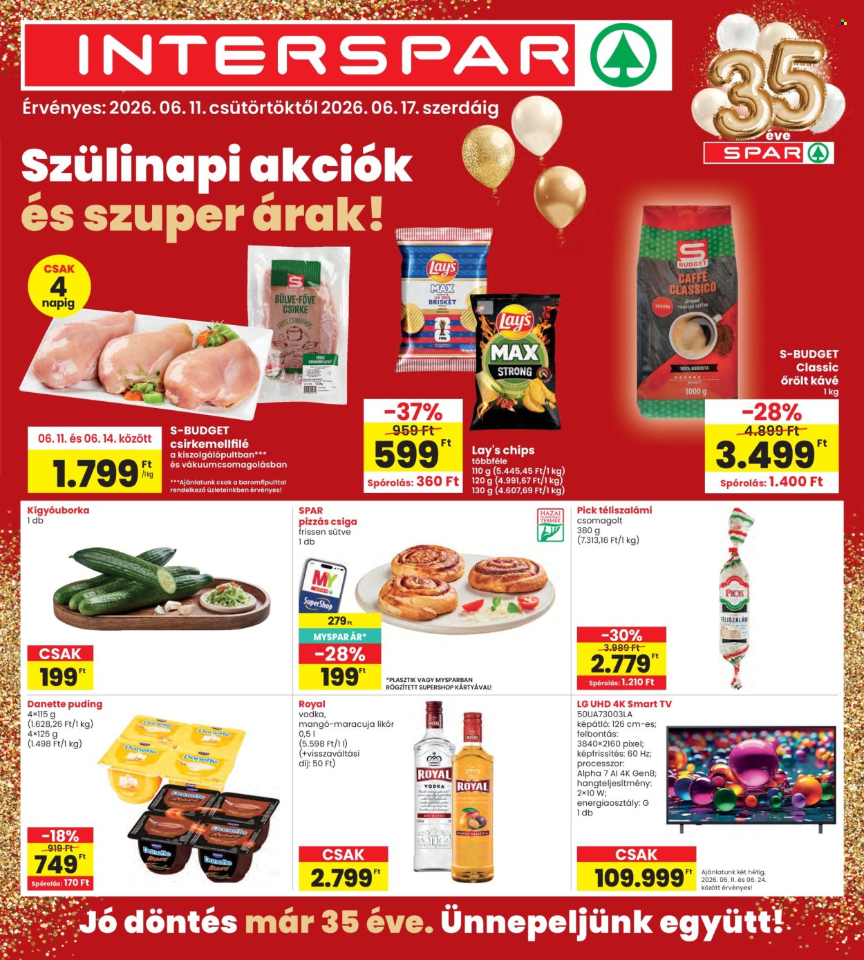 INTERSPAR akciós újságok - 2026.06.11 - 2026.06.17. Oldal 1