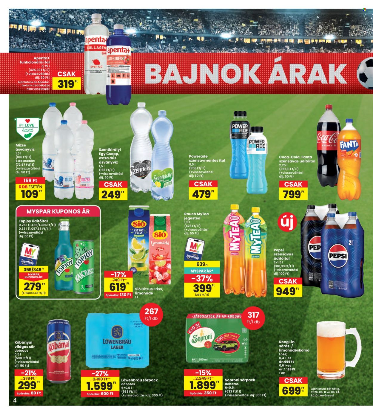 INTERSPAR akciós újságok - 2026.06.11 - 2026.06.17. Oldal 4