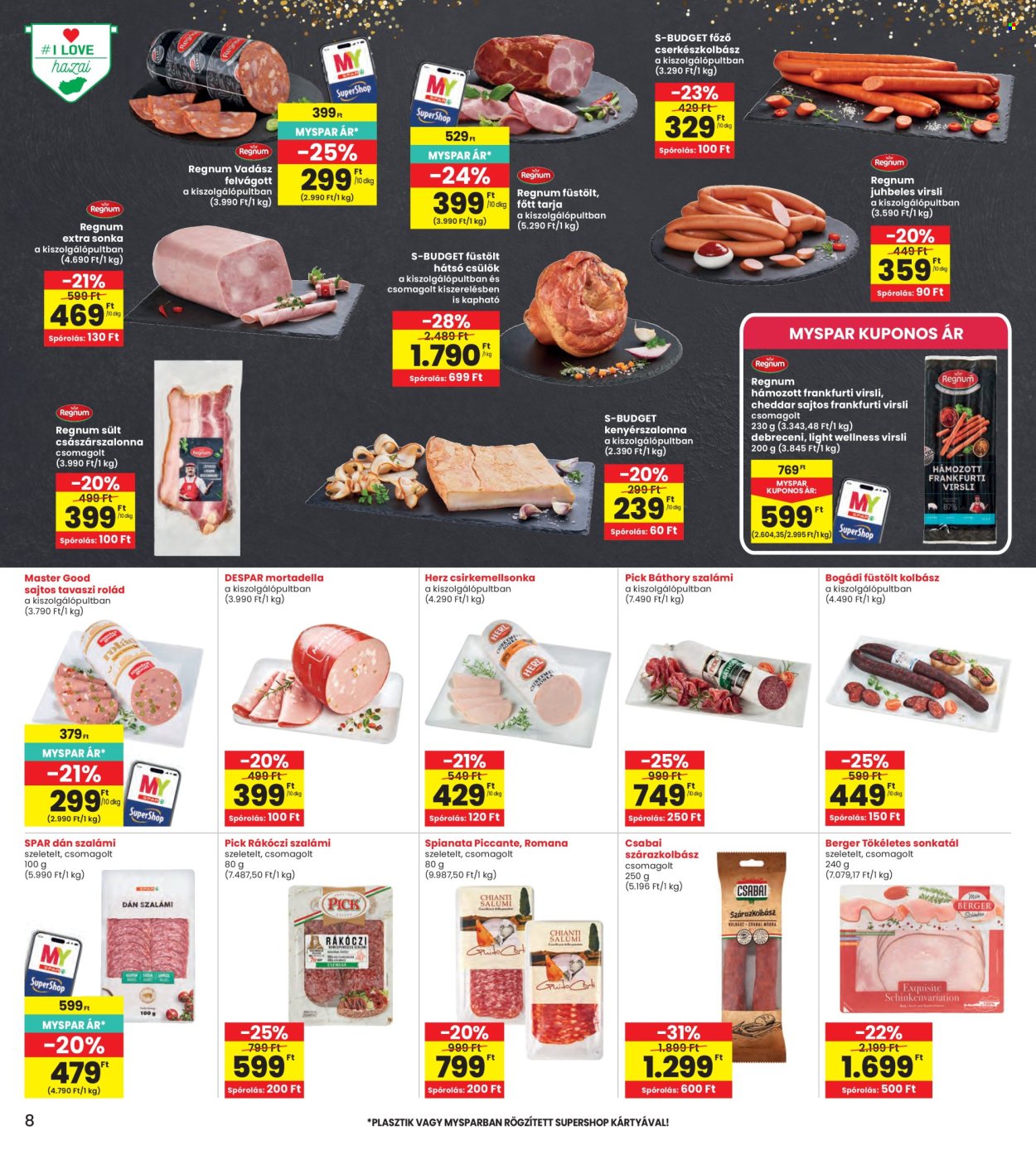 INTERSPAR akciós újságok - 2026.06.11 - 2026.06.17. Oldal 8