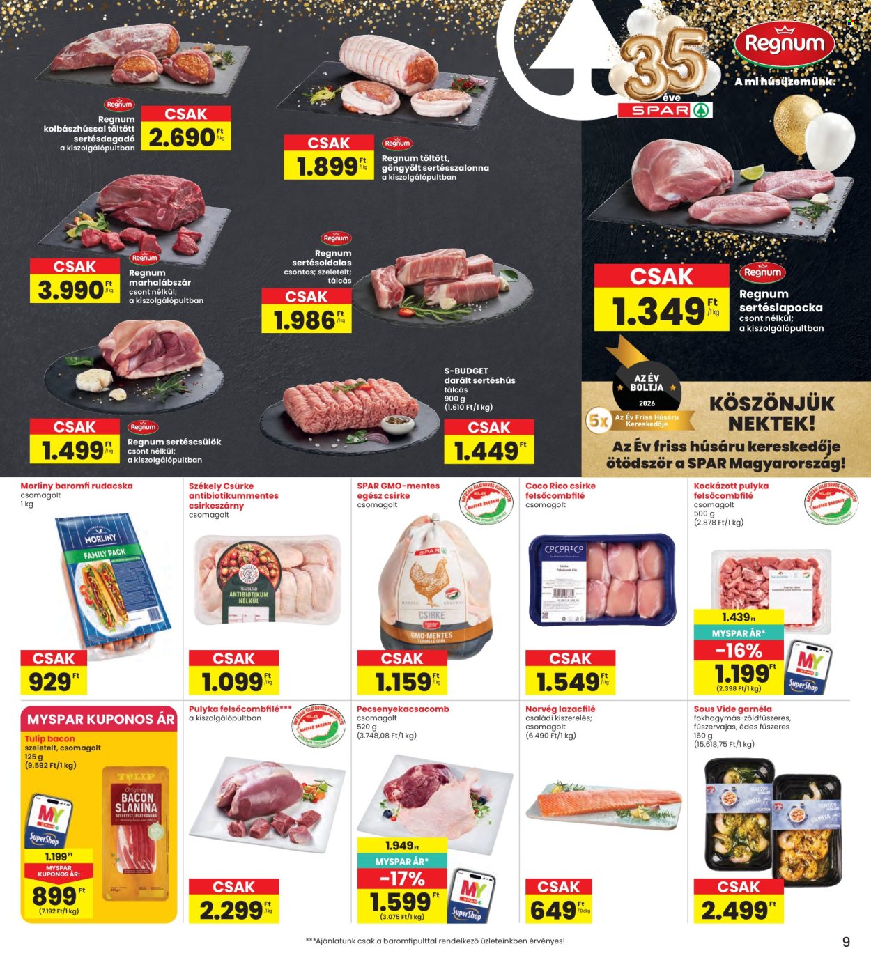 INTERSPAR akciós újságok - 2026.06.11 - 2026.06.17. Oldal 9