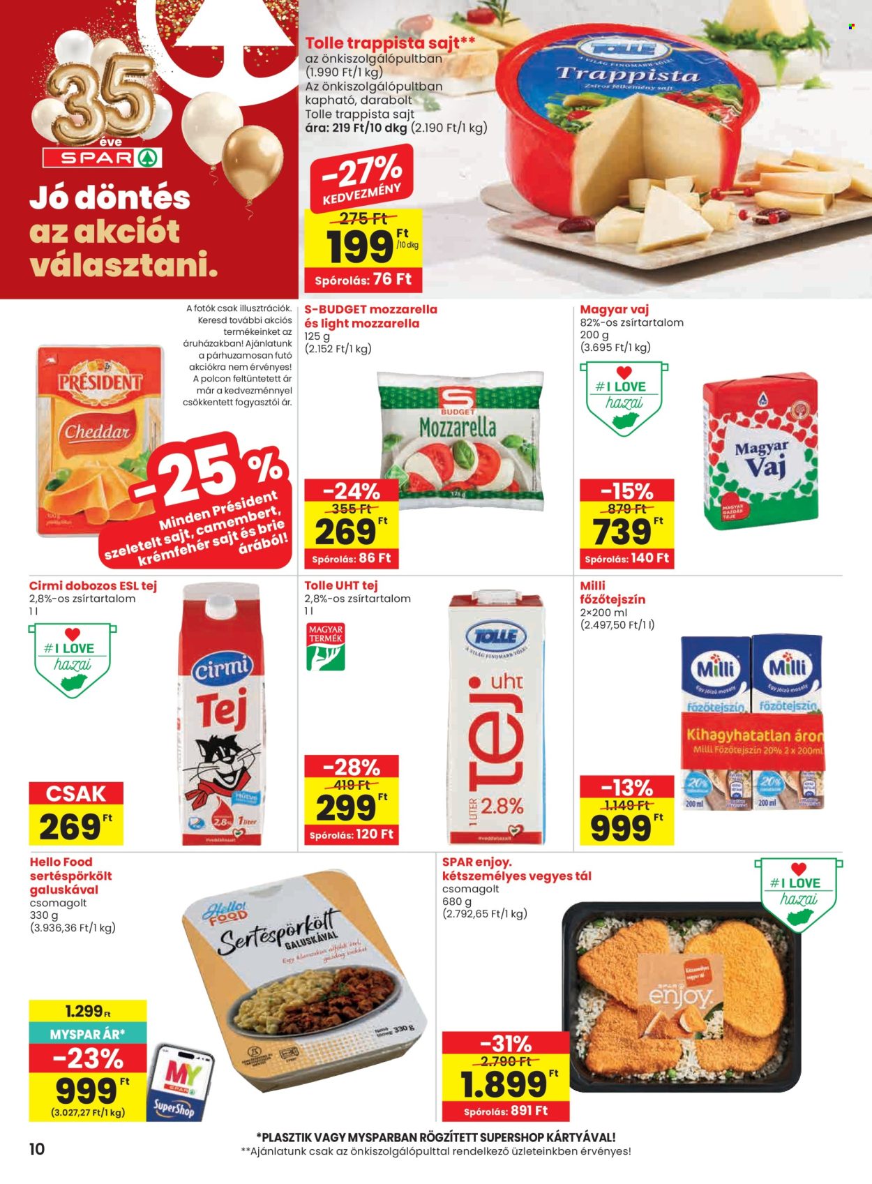 SPAR akciós újságok - 2026.06.11 - 2026.06.17. Oldal 10