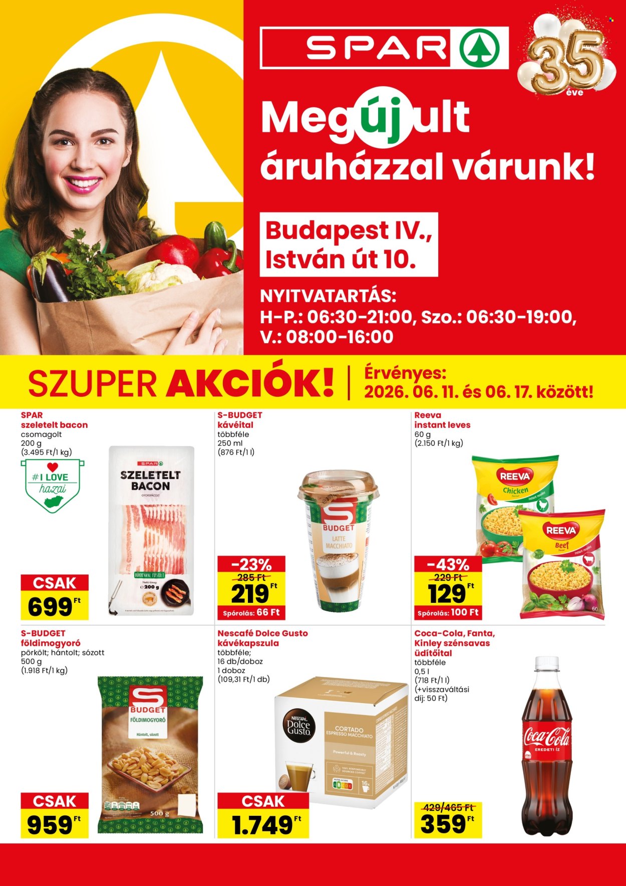 SPAR Szupermarket akciós újságok - 2026.06.11 - 2026.06.17. Oldal 1