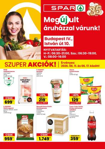 Újság SPAR Szupermarket - 2026.06.11 - 2026.06.17.