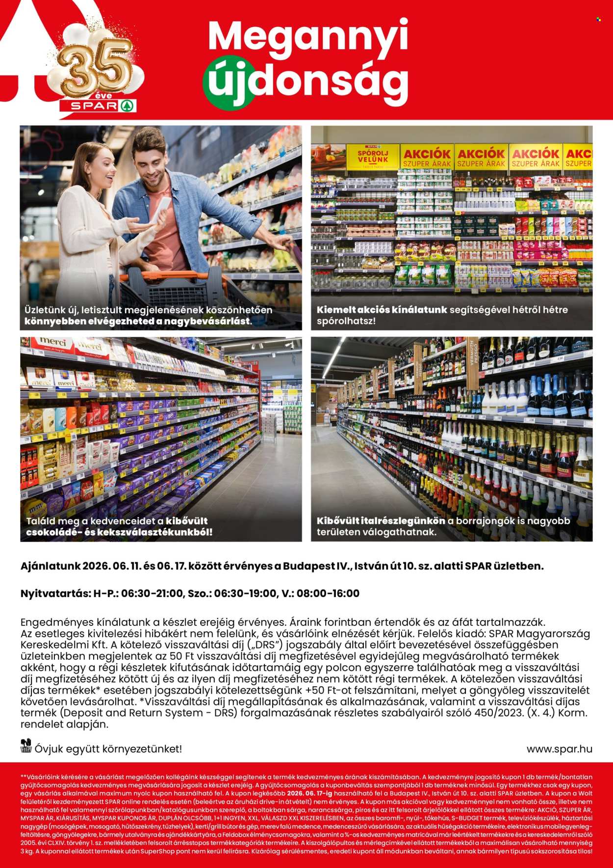 SPAR Szupermarket akciós újságok - 2026.06.11 - 2026.06.17. Oldal 2