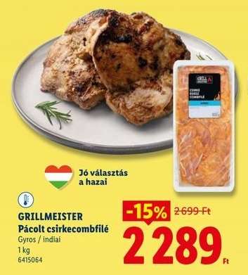 GRILLMEISTER Pácolt csirkecombfilé