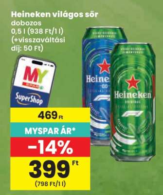 HEINEKEN Világos sör