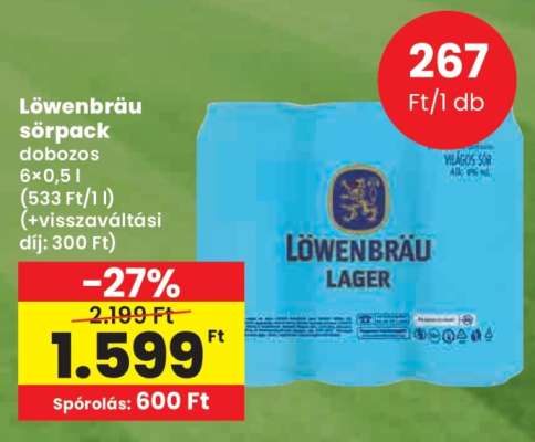 Löwenbräu sörpack