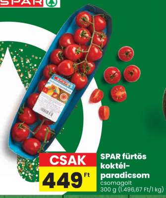 SPAR fürtös koktélparadicsom