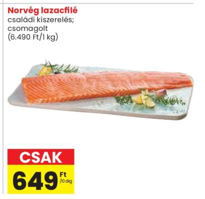 Norvég Lazacfilé