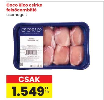 Coco Rico csirke felsőcombfilé
