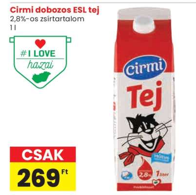 Cirmi dobozos ESL tej