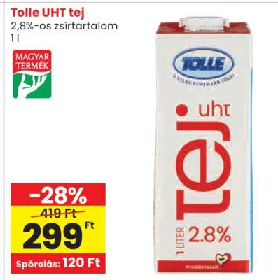 TOLLE UHT tej