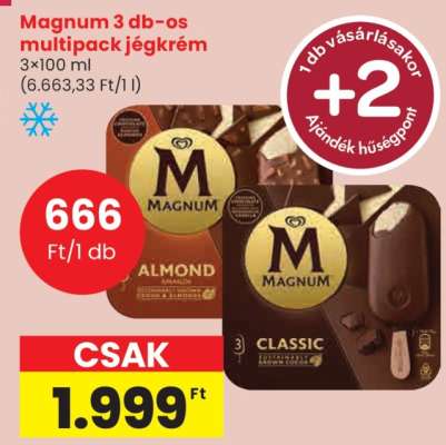 Magnum 3 db-os multipack jégkrém