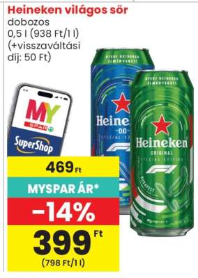 HEINEKEN Világos sör