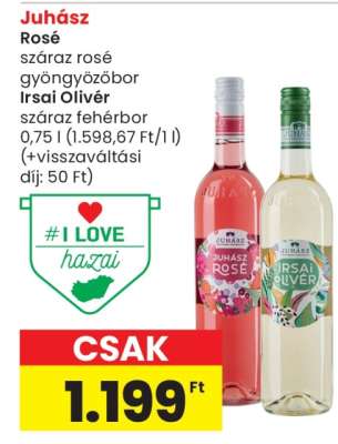 Juhász Rosé & Irsai Olivér