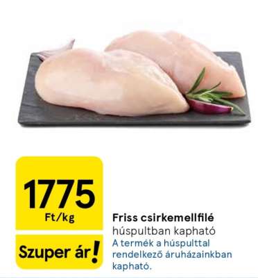 Friss csirkemellfilé