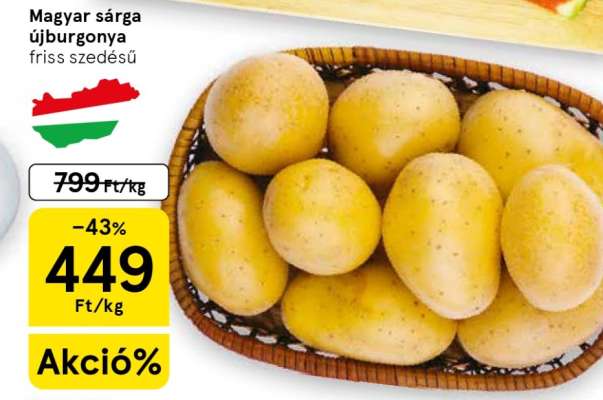 Magyar sárga újburgonya