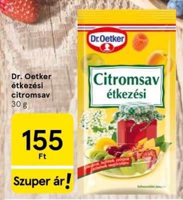 Dr. Oetker étkezési citromsav