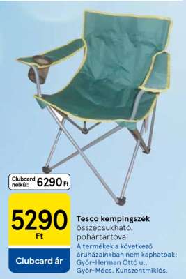 Tesco kempingszék