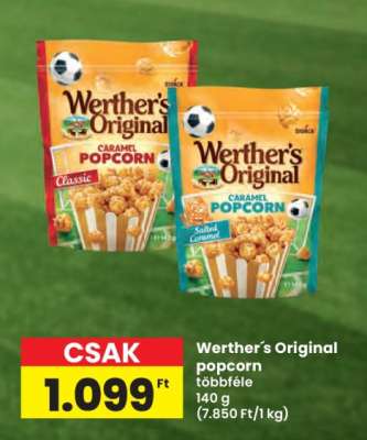 Werther’s Original popcorn
