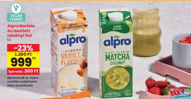 Alpro Barista és ízesített növényi ital