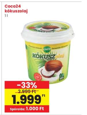 COCO24 Kókuszolaj