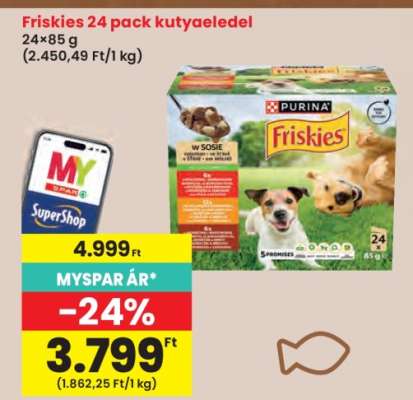 Friskies 24 pack kutyaeledel