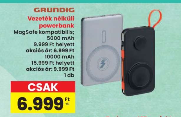 GRUNDIG Vezeték nélküli powerbank