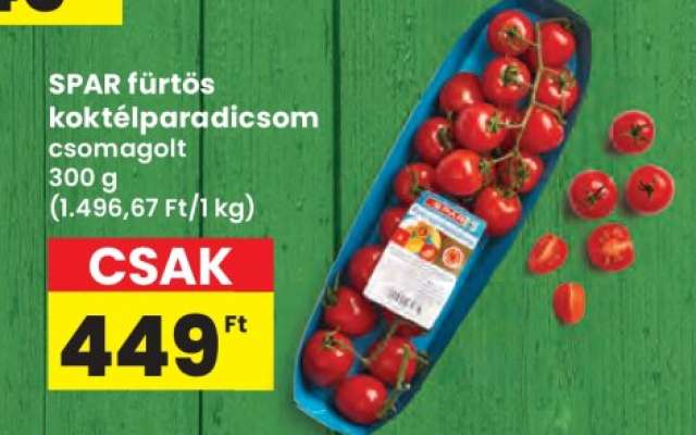 SPAR fürtös koktélparadicsom