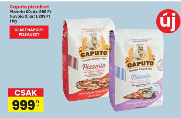 Caputo pizzaliszt