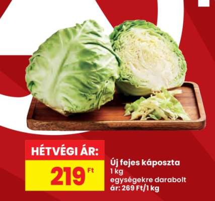 Új fejes káposzta