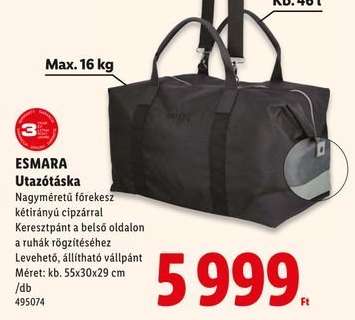 ESMARA Utazótáska