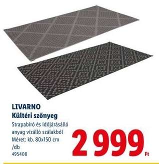 LIVARNO Kültéri szőnyeg