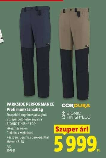 Parkside Performance Profi munkásnadrág