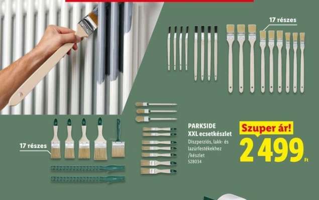 PARKSIDE XXL ecsetkészlet